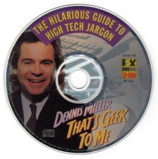 Dennis Miller: THAT'S GEEK TO ME CD-ROM, 1996 for Win/Mac - New CD in SLEEVE