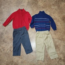 2 Sets Nautica Boys' 2 Piece Sweater Sets with Pants Size 24MOS