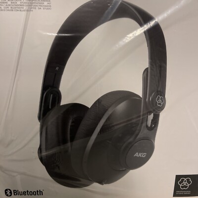 AKG K361-BT Over-Ear, Closed-Back Foldable Studio Headphones w/Bluetooth Black