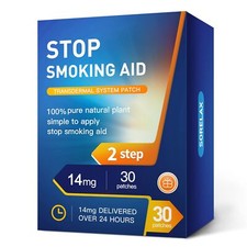 Sorelax Quit Smoking Patches Step 2 to Help Quit Smoking 14 mg Delivered Over...