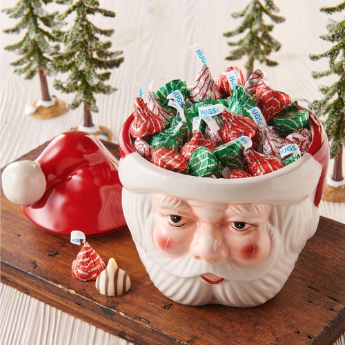 Hershey's Kisses Hugs, Milk Chocolate Hug White Crème Christmas Candy (5 Pounds) - Picture 4 of 6