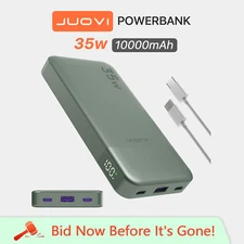 Power Bank 10000mAh 35W Charging USB Portable Battery Backup Charger For Camping