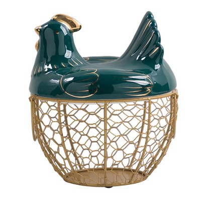 Display Stand Ei Container Huhn Geformt Ei Ei Rack Halter Metall Ei Ei Halter