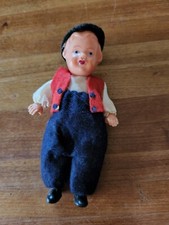 Vintage Edi Erich Dittmann Celluloid Miniature Doll Germany Moveable Limbs