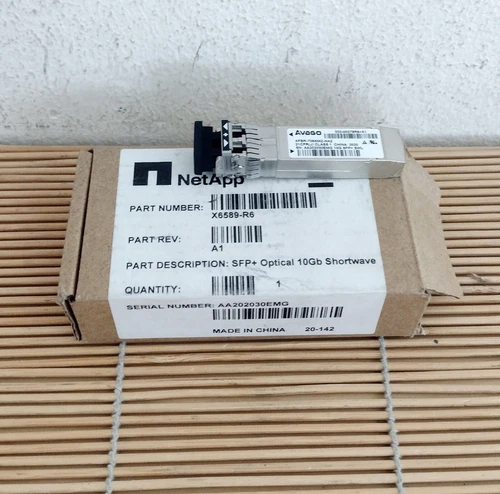 Neu NetApp X6589-R6 10GB ETHERNET OPTICAL SFP+ Transceiver 10GBE New Open Box