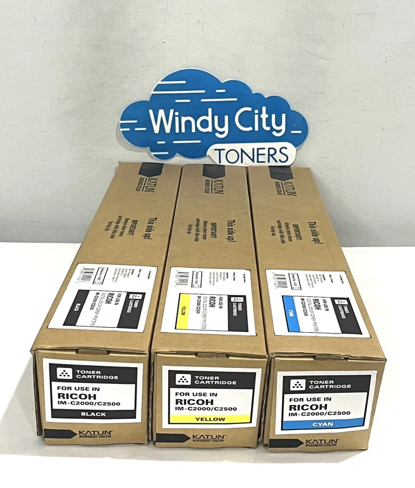 Katun For Ricoh IM C2000 C2500 C2500H Toner Set Of 3 KYC 842307 842308 842310 - Image 2 of 4