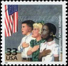 US Scott # 3187f, Desegrating Public Schools : 1950's, 1999 33¢ Stamp, MNH