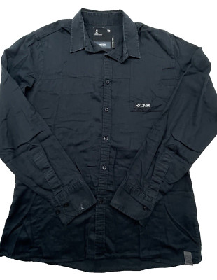 G-Star Raw Denim 'Ciran Sed' Shirt Men's Medium Black Long Sleeve Designer