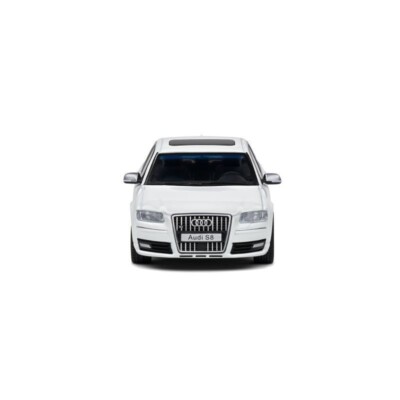 1/43 Audi S8 (A8 w/ Quattro) D3 2010 White Diecast Model Car by