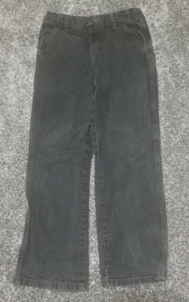 Wrangler Youth Boys Size 10 Regular Black Jeans. Look New