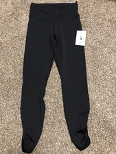 Women's Nike Yoga Pants High Rise 7/8 Length, Black, Size Small S