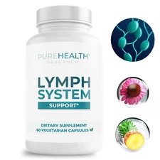 PureHealth Research Lymph System - Lymph Detox & Cleanse Support,Reduce Swelling