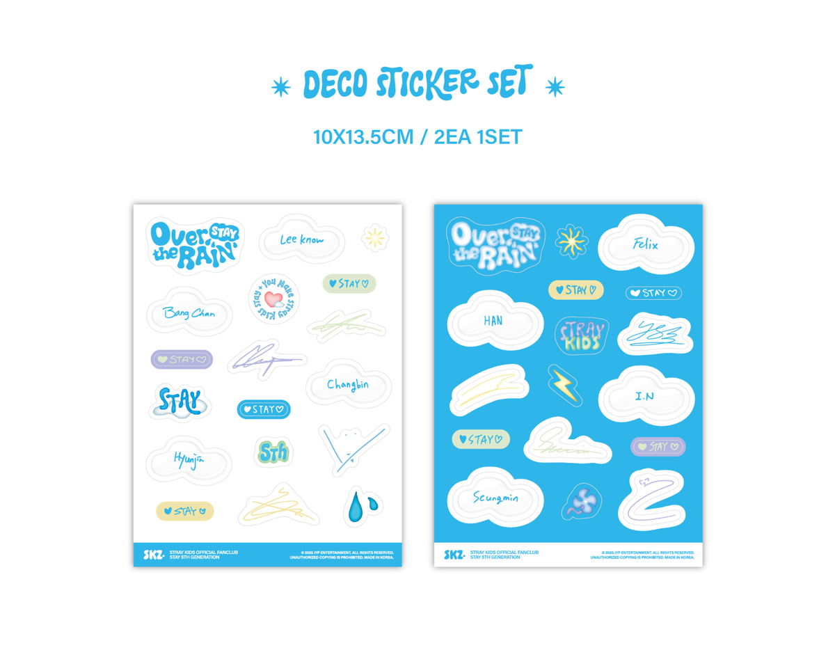 Stray Kids Official Fanclub 5th Generation Membership Kit STAY