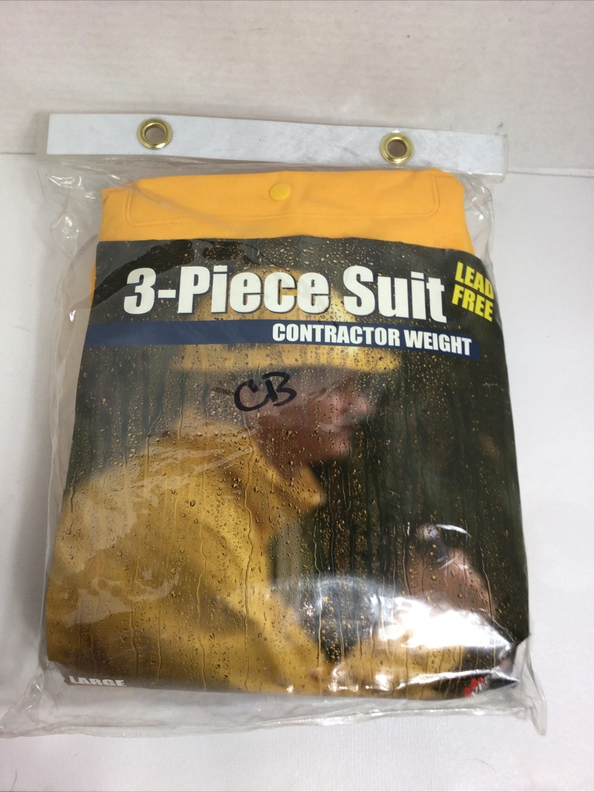 Midwest - 3 Piece Rain Suit - Contractor Weight - Style 3000 / Size Large - Vtg
Opens in a new windo