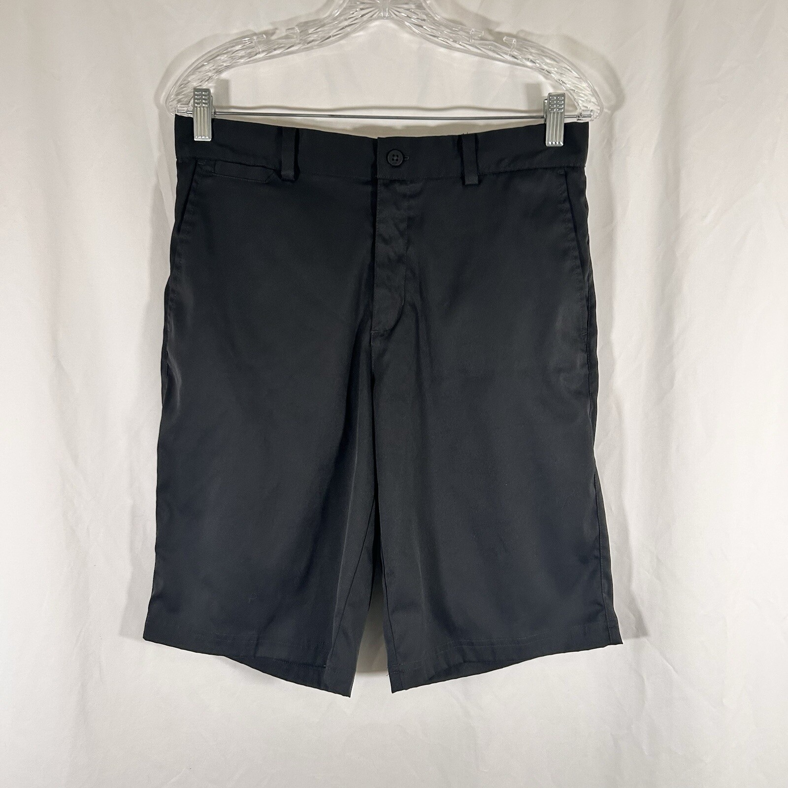 Nike Golf Short Men's 30 Solid Black Tour Performance Dri Fit Chino 11" Inseam