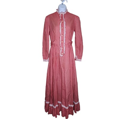 fitted lace wedding dress Vintage 1970's 