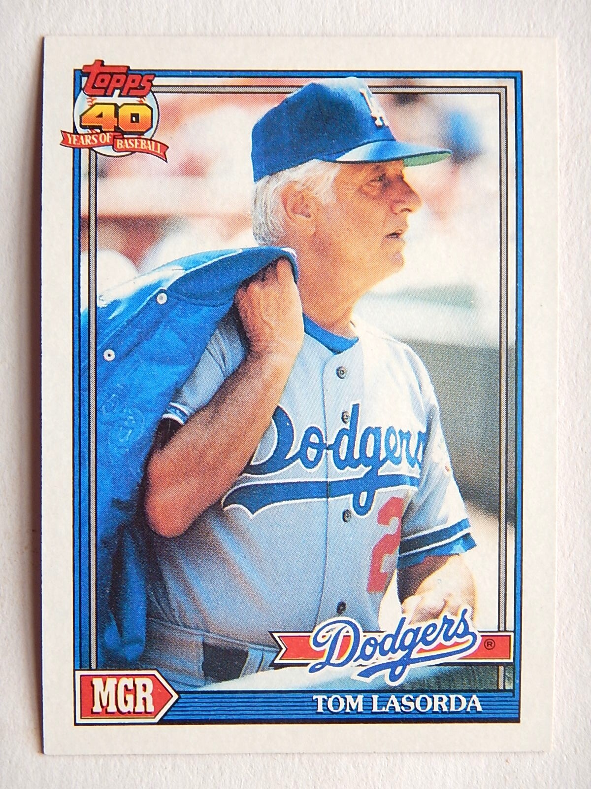 Tom Lasorda #789 Topps 1991 Baseball Card (Los Angeles Dodgers) VG | eBay