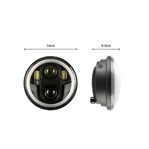 4pcs 5.75" 5-3/4" LED Hi/Lo Headlights for Ford Ranchero Gran Torino 1965-1976 - Foto 10 di 12