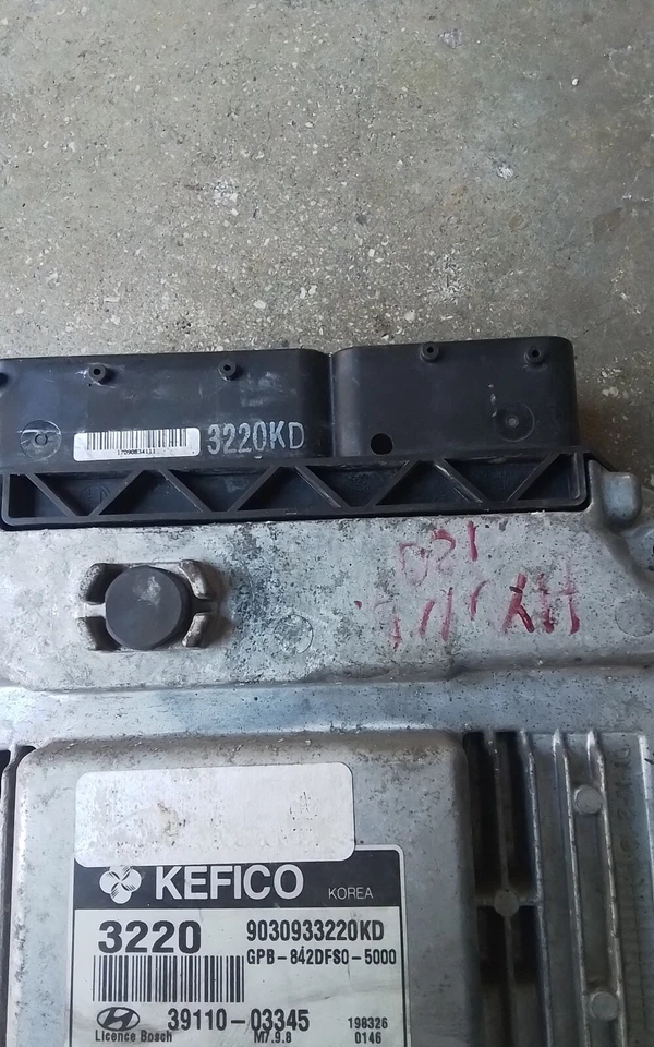 CENTRALINA MODULO MOTORE ECU HYUNDAI I20 (PB-PBT) 1.2 B 16V MAN 5M KW57 - 78 - Immagine 4 di 4