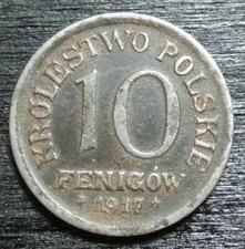 Geplantes Königreich  Polen  10  Fenikow  1917  (1)