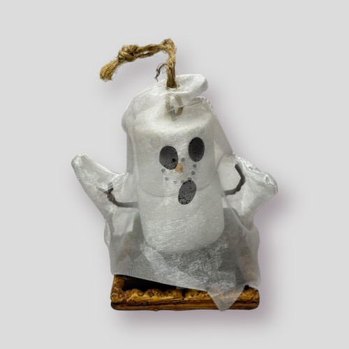 Original Smores Midwest Halloween Ornaments Lot 4 Ghost Vampire Devil Cat READ - Picture 2 of 23