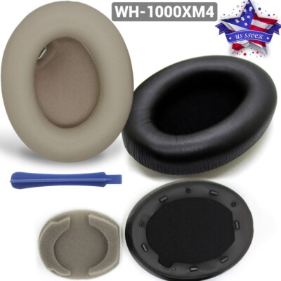 Cushion Ear Pads Replacement For Sony WH-1000XM4 Headphones Noise Cancelling