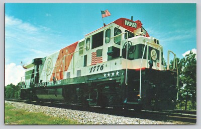 Postcard Seaboard Coastline Railroad Number 1776 Train | eBay