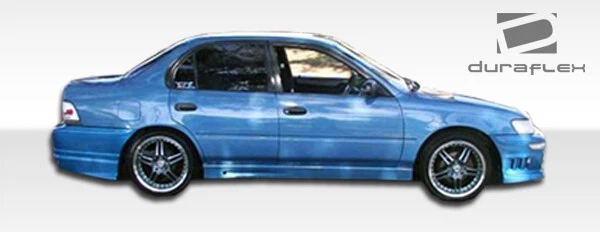 For 1993-1997 Corolla Geo Prizm Duraflex Bomber Front Bumper Cover - 1 Piece - Imagem 4 de 4