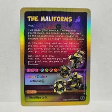 Doomlings Legends of Enderas Treasures The Maliforms GOLDEN 1st Ed Holo Foil
