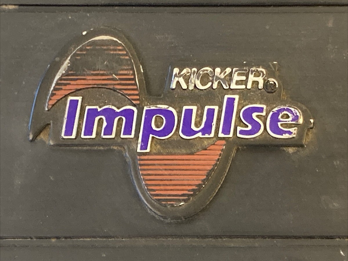 Kicker Impulse 352xi Amp 2 Channel Car Audio Vintage Untested | eBay