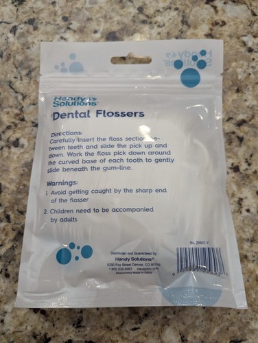 Handy Solutions Dental Flossers 90 count - 第 2/7 張圖片