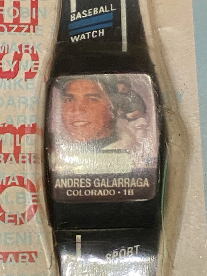 Andres Galarraga Collector Watch 90s Rockies Sealed - Image 4 of 4
