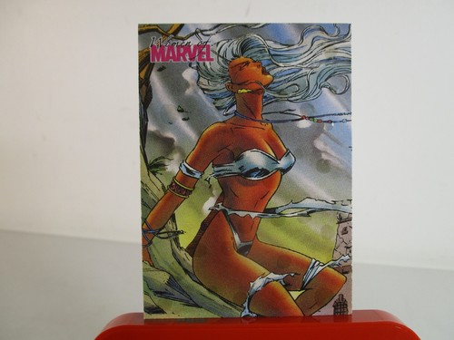 2008 WOMEN OF MARVEL SWIMSUIT EMBOSSED CHASE CARD RITTENHOUSE STORM S-17