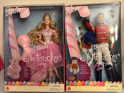 Lot de Barbie Princesse Prune Sucre et Prince Eric dans le