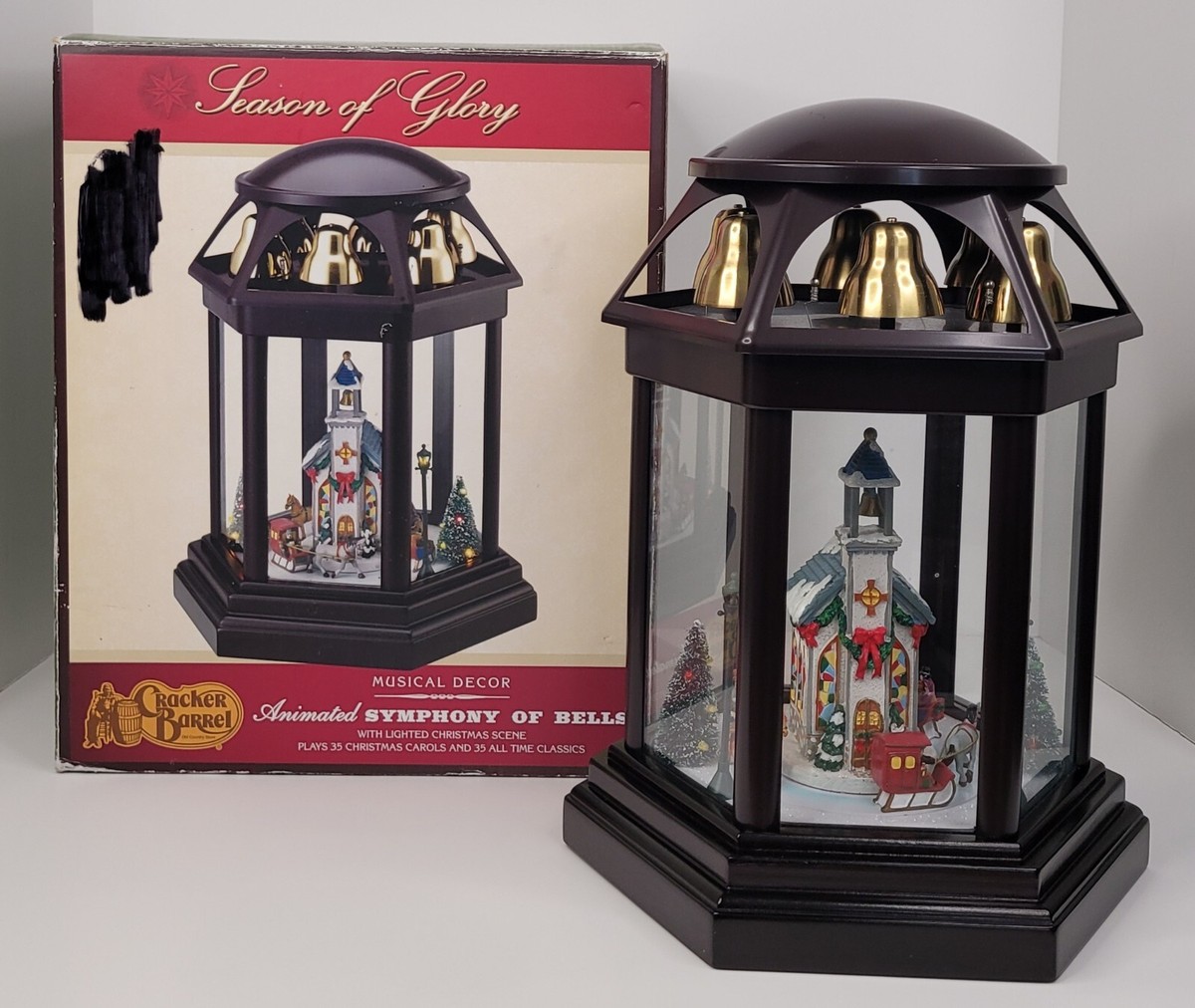 Cracker Barrel Mr. Christmas Animated Symphony of Bells Holiday