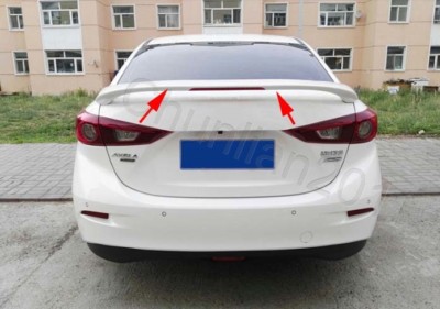 Factory Style Spoiler Wing ABS for 2014-2018 MAZDA 3 4DR Sedan Axela Light