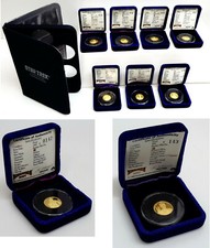 1986 Star Trek .999 1/10 Ounce GOLD Coin Collection- Rarities Mint- Your Choice