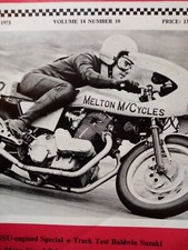 G9m  Ephemera 1970s motorbike picture r e moss 