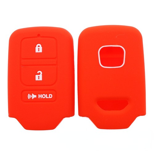 Silica Gel Remote Key Fob Case Cover Holder Shell For Honda Fit Civic