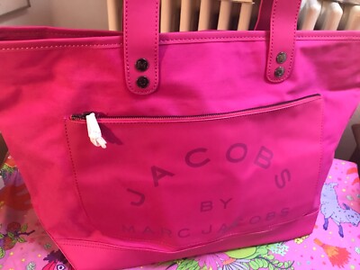 Marc by Marc Jacobs   Tote XXL Canvas Special Item Tasche Bag  PINK Weekender