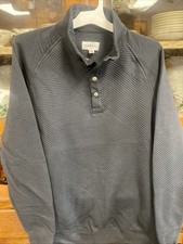 Goodfellow  Co French Terry Pullover Sweatshirt Side Pockets Men  s Medium Dark