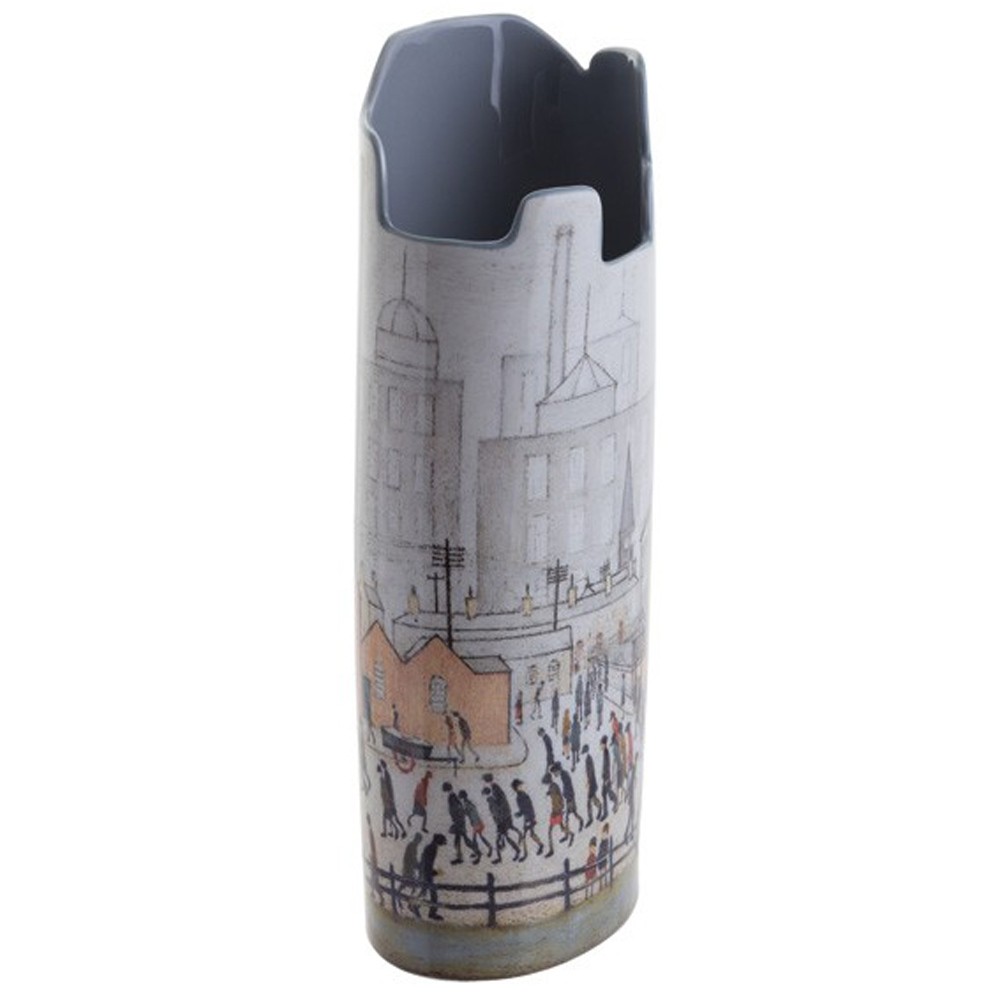 John Beswick Silhouette D'art Lowry Coming From The Mill Vase Art Gift SDA022