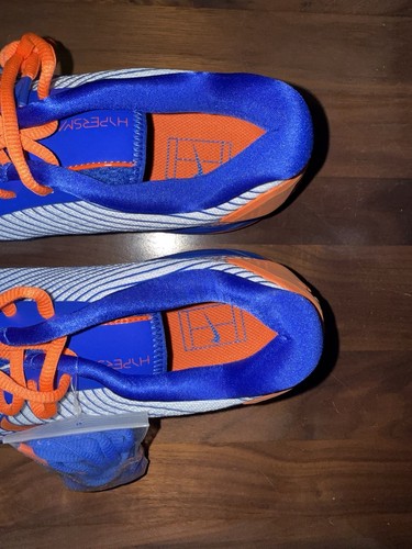 Nike Vapor 12 Hypersmash Racer Blue/Pure Platinum/Safety Orange Size 11.5 Retro - Picture 6 of 12