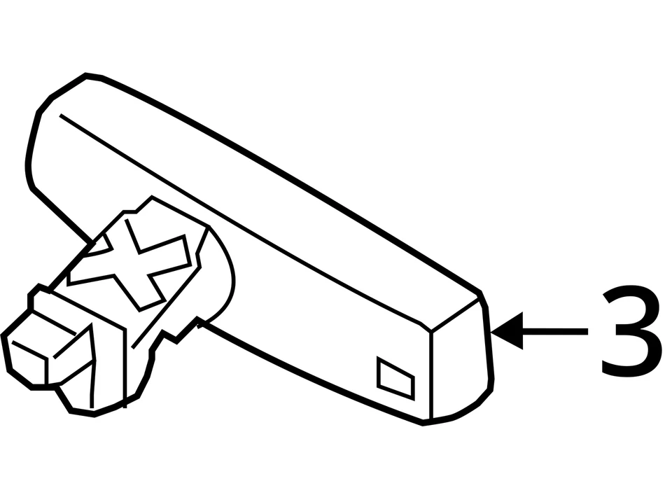 OEM Rear View Mirror Automatic Dimming Fits 11-14 FORD F150 PICKUP 1345970 - Image 4 of 4