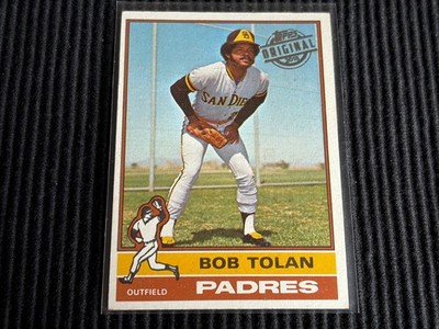 2015 TOPPS BOB TOLAN *1976 #56 ORGINAL STAMPED BUYBACKS*  PADRES