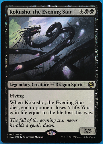 Kokusho, the Evening Star FOIL Iconic Masters NM Rare CARD (500312) ABUGames - Picture 1 of 2