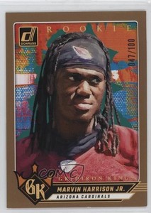 2024 Donruss Rookie Gridiron Kings Studio Series /100 Marvin Harrison Jr #10 RC