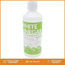 500ml Food Grade White Vinegar - Versatile Cleaner for Cooking & Deodorizing 17.98 per litre
