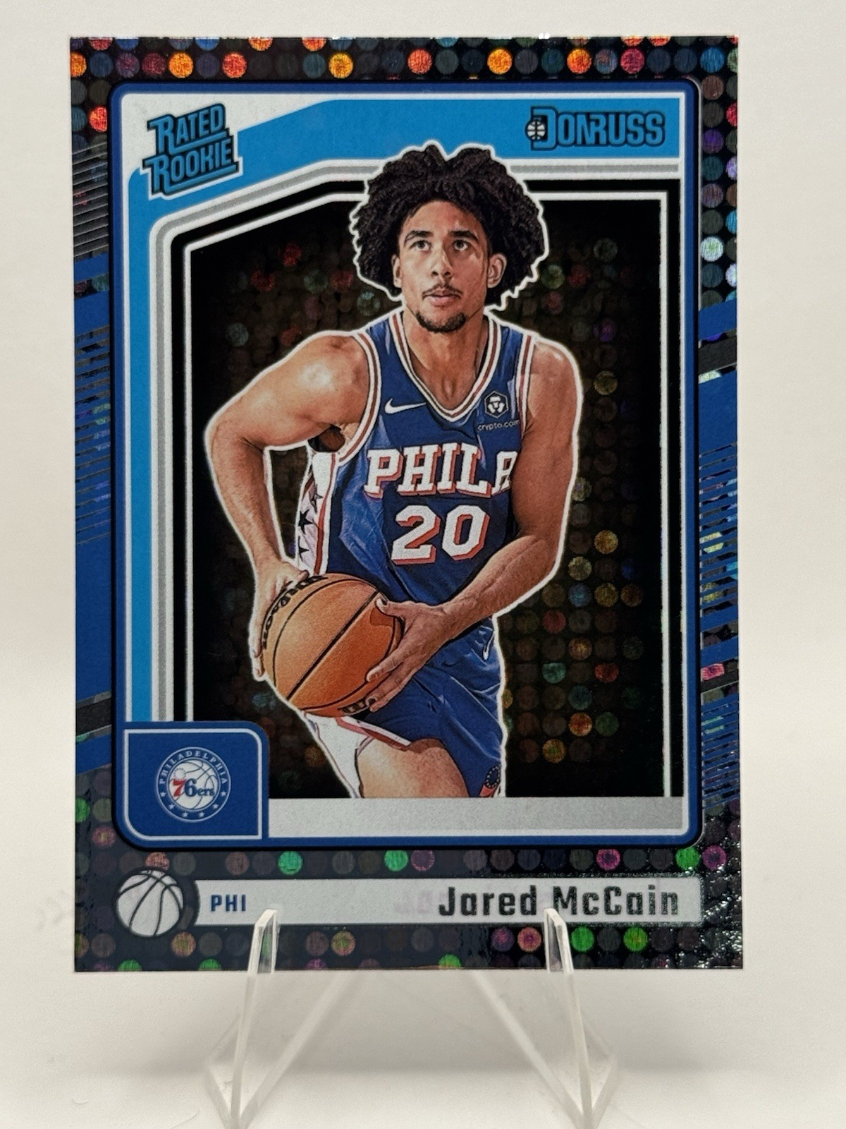 2024-25 Panini Donruss - Rated Rookie Jared McCain #228 Disco (RC)