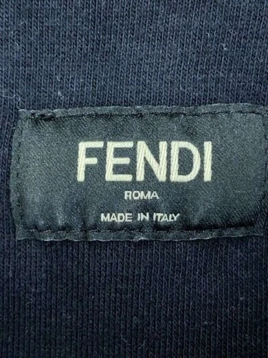 FENDI Pullover felpa con cappuccio Bugs Eye 44 Cotone BLK FY0872A1EO